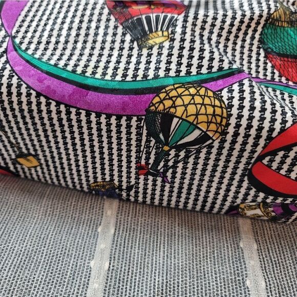 CHRISTIAN DIOR Vintage 90s Houndstooth And Ribbon Print Cosmetic Bags - Picture 5 of 16